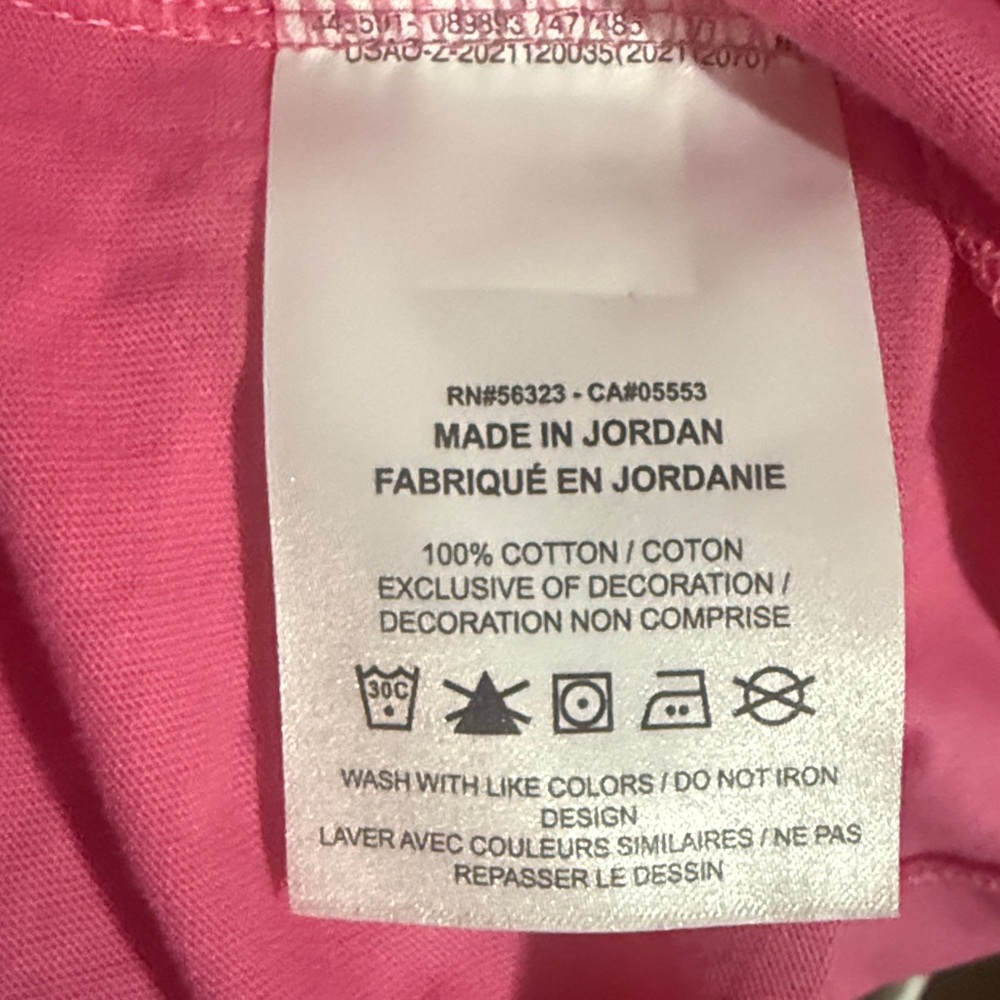 Nike Men's Short Sleeve Tee in Bright Pink - Picture 5 of 5